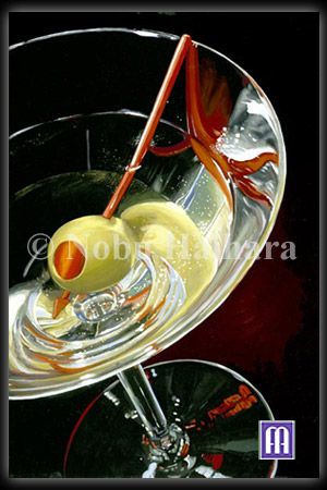 Nobu Haihara Handsigned & Numbered Archival Gicl&eacute;e on Canvas:"One Olive "
