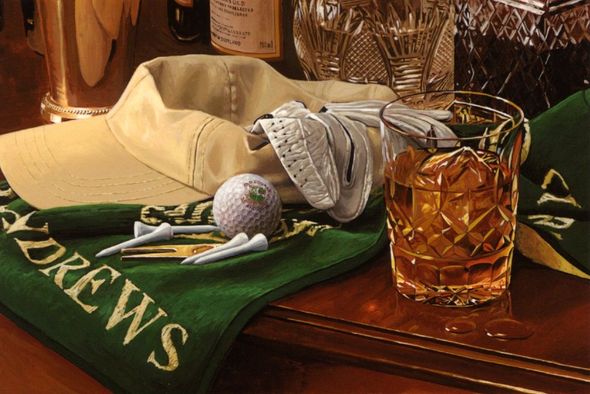 Nobu Haihara Handsigned & Numbered Archival Gicl&eacute;e on Canvas:"St. Andrews "