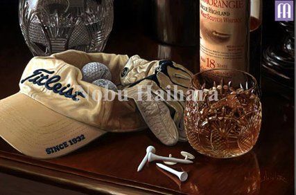 Nobu Haihara Handsigned & Numbered Archival Gicl&eacute;e on Canvas:"Titleist"