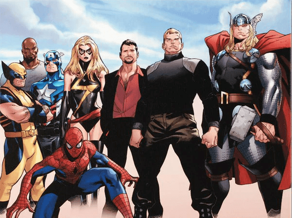 Olivier Coipel and Marvel Comics Limited Edition Giclée on Stretched Canvas: "Siege #4"