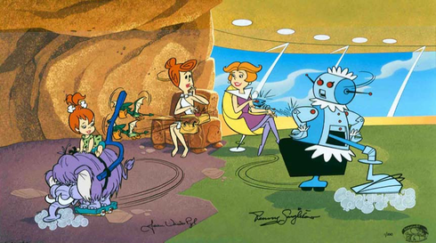 Jetsons Limited Edition Counter-Signed Hand Paint Art Animation Cel: "A Mother�s Work"