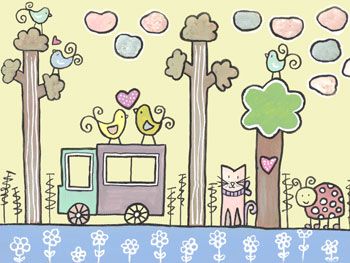 Orly Eisner Limited Edition Giclee on Canvas: "Summertime"