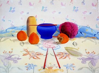 Osborne Handsigned and Numbered Limited Edition :Serigraph on Paper:"Japanese Still Life"