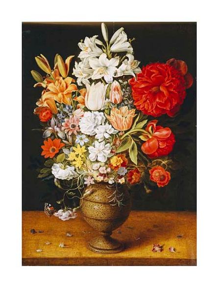 Osias Beert I Fine Art Open Edition Giclée:"Lilies, Peonies, Tulips, Roses, Anemones"