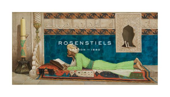 Osman Hamdi Bey Hand Numbered Limited Edition Print on Paper :"The Scholar"