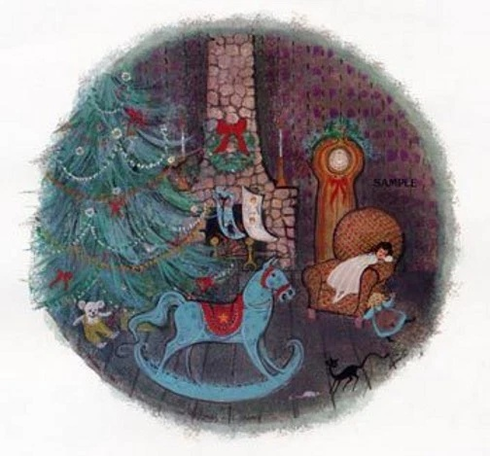 P Buckley Moss Limited Edition Offset Lithograph: "CHRISTMAS DREAMS" P Buckley Moss Limited Edition Offset Lithograph: "CHRISTMAS DREAMS"
