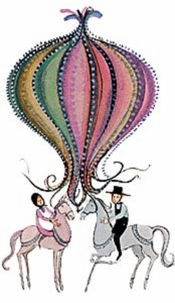 P Buckley Moss Limited Edition Print: "Carousel Fantasy"