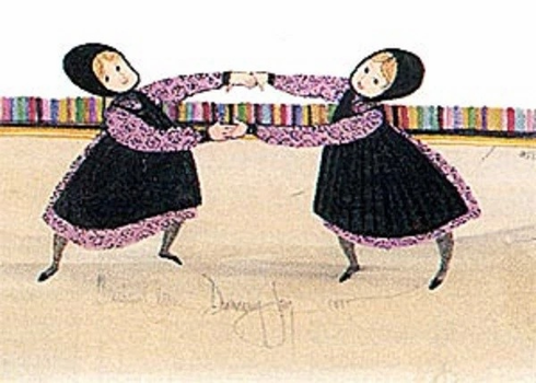 P Buckley Moss Limited Edition  Print: "Dancing Joy"