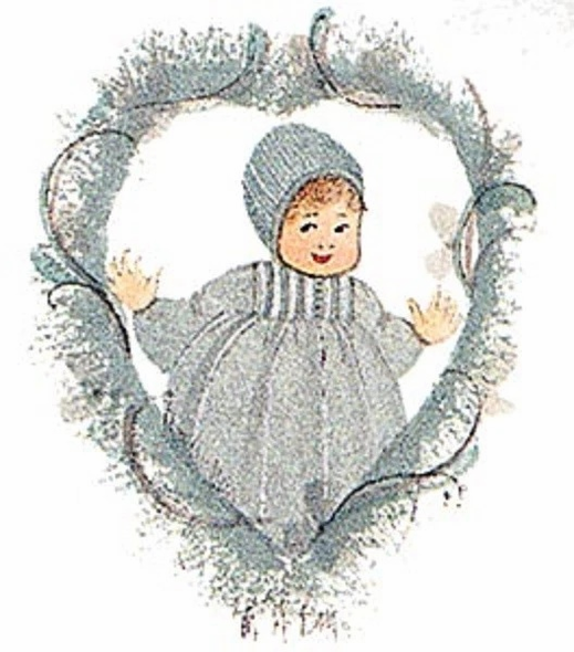 P Buckley Moss Limited Edition  Print: "Its a Boy"