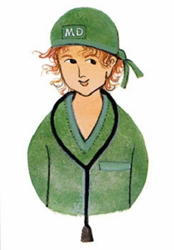 P Buckley Moss Limited Edition Print: "My Dr." P Buckley Moss Limited Edition Print: "My Dr."