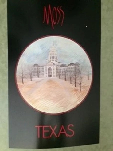 P Buckley Moss Limited Edition Print: "Texas Poster"