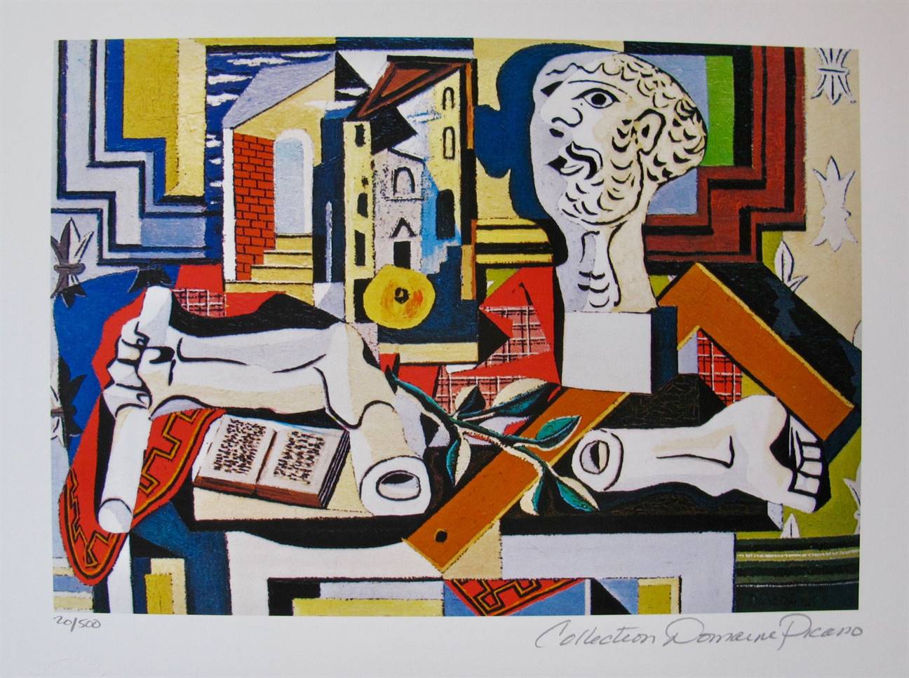 Pablo Picasso Estate Signed Limited Edition Giclee:"Sculptures Studio"