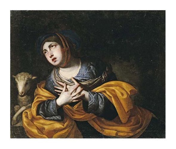 Pacecco De Rosa Fine Art Open Edition Gicl&eacute;e:"Saint Agnes"