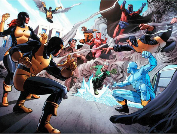 Paco Medina and Marvel Comics Limited Edition Giclee on Stretched Canvas: "X-Men Giant-Size #1"