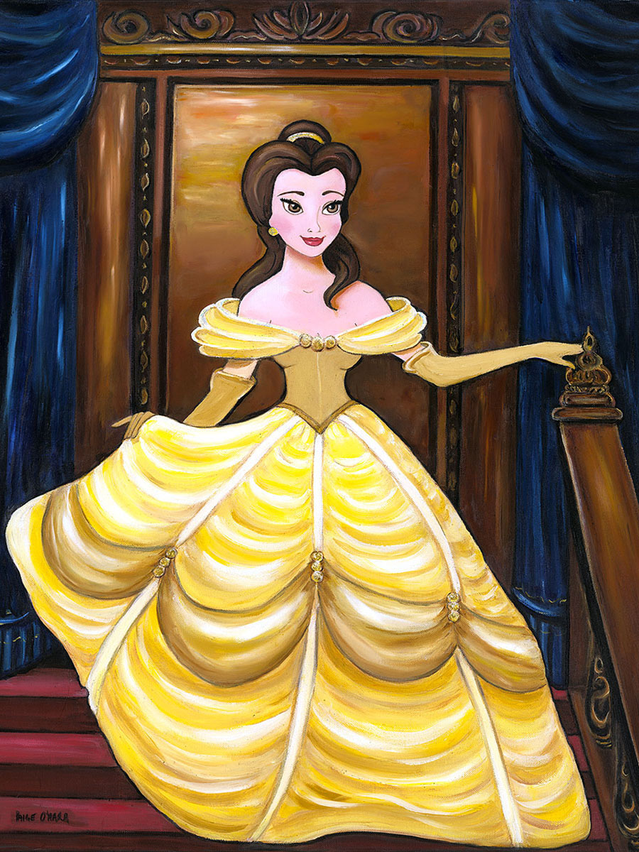 Paige OHara Signed and Numbered Hand-Embellished Giclée on Canvas: Belle  of the Ball - Paige OHara