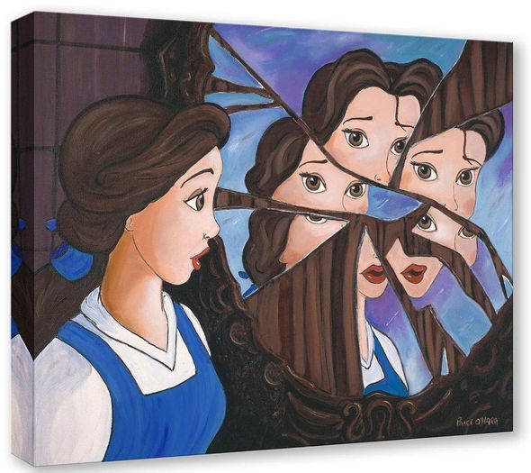 Paige O'Hara Signed and Numbered Limited Edition Embellished Gicl&eacute;e on Canvas:"Reflections"