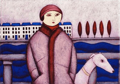 Paine Proffitt Limited Edition Giclée on Hahnemuhle Paper: "Rives Gauche"