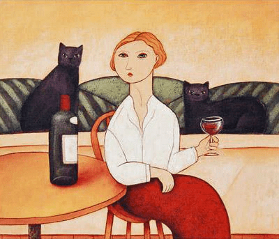 Paine Proffitt Limited Edition Giclée on Paper: "French Fancy"