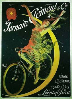 Pal Hand Signed Publisher Proof Hand-drawn lithographic poster:"Bicycle"