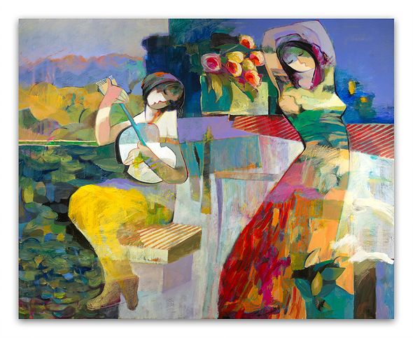 Hessam Abrishami 48x60 Limited Edition Canvas Giclee:"Idle Afternoon"