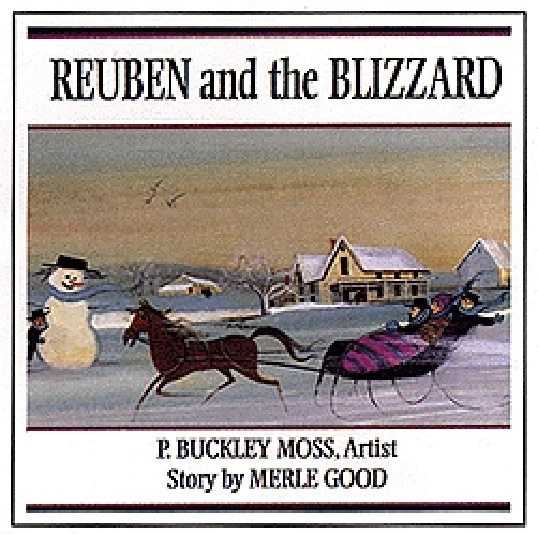 Pat Buckley Moss book: "REUBEN AND THE BLIZZARD"