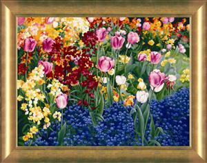 Patrice Procopio Canvas Limited Edition Canvas:"English Tulips"