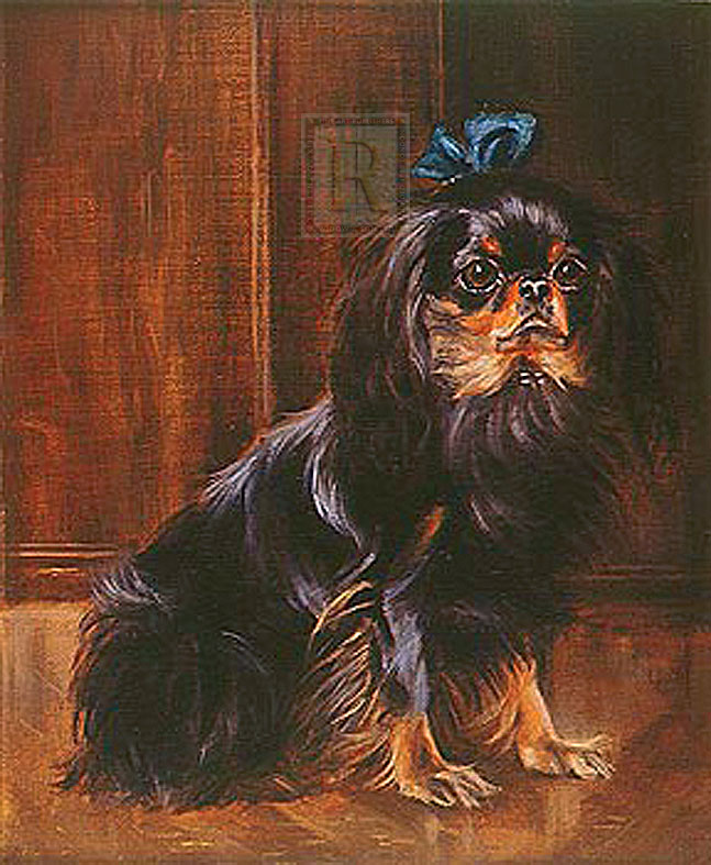 Patricia Morrow Hand Numbered Limited Edition Print on Paper :"Tiny - A Black And Tan King"