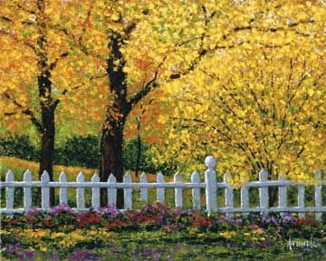 Patrick Antonelle Limited Edition Giclee on Canvas:"Autumn Hues"