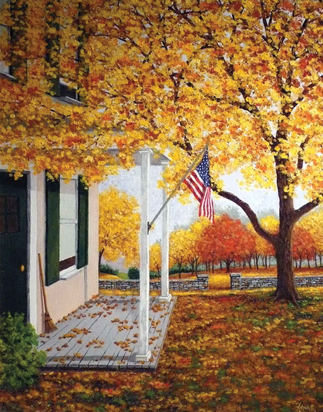 Patrick Antonelle Limited Edition Giclee on Canvas:"Autumn's Glory"