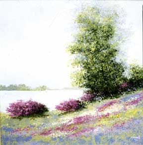 Patrick Antonelle Limited Edition Giclee on Canvas:"Spring Lake"