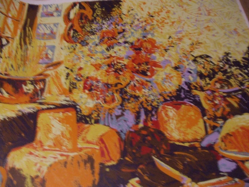 Paul Blaine Henrie Limited Edition Serigraph on Paper: "Country French" Paul Blaine Henrie Limited Edition Serigraph on Paper: "Country French"