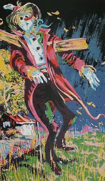 Paul Blaine Henrie Signed Limited Edition Lithograph Print: "The Scarecrow"