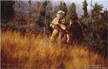 PAUL CALLE 17X27 Secondary Market Art: "THROUGH TALL GRASS"