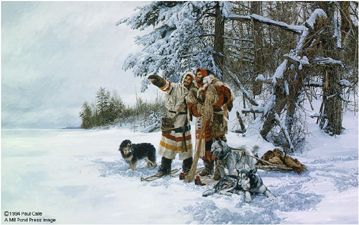 PAUL CALLE 20X33 Secondary Market Art: "NEAR JOURNEYS END"