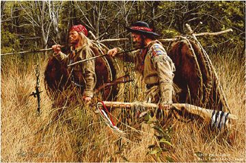 Paul Calle Handsigned & Numbered Limited Edition Print:"The Beaver Men"