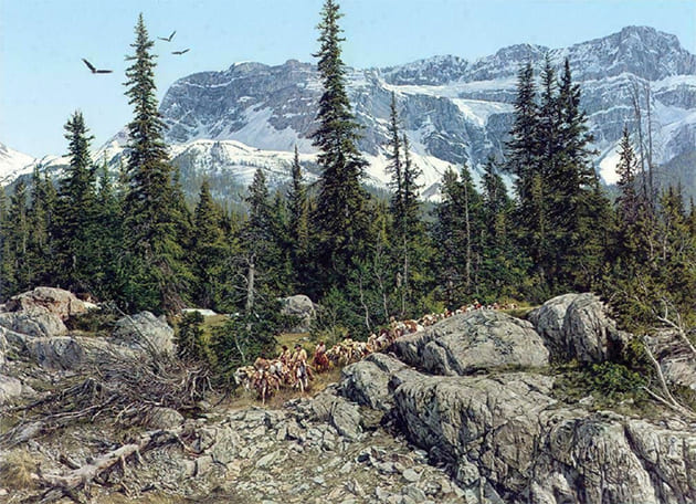 PAUL CALLE  Secondary Market Art: "WHERE EAGLES FLY"