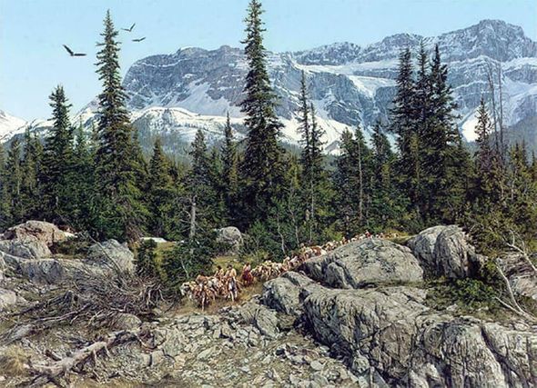 PAUL CALLE  Secondary Market Art: "WHERE EAGLES FLY"