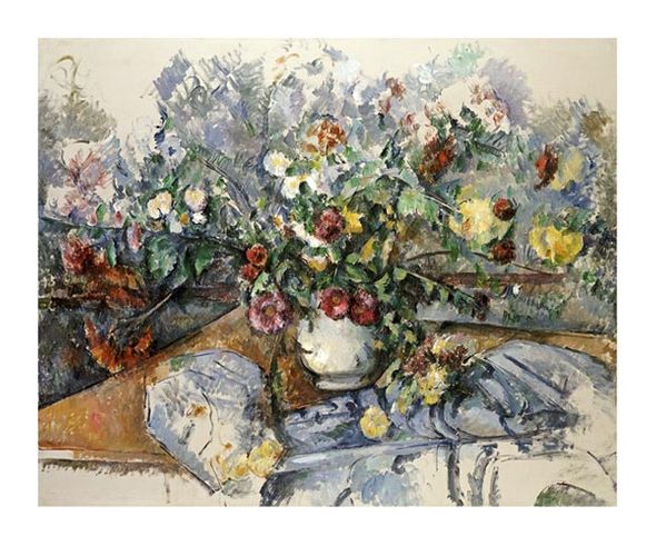 Paul Cezanne Fine Art Open Edition Gicl&eacute;e:"A Large Bouquet of Flowers"