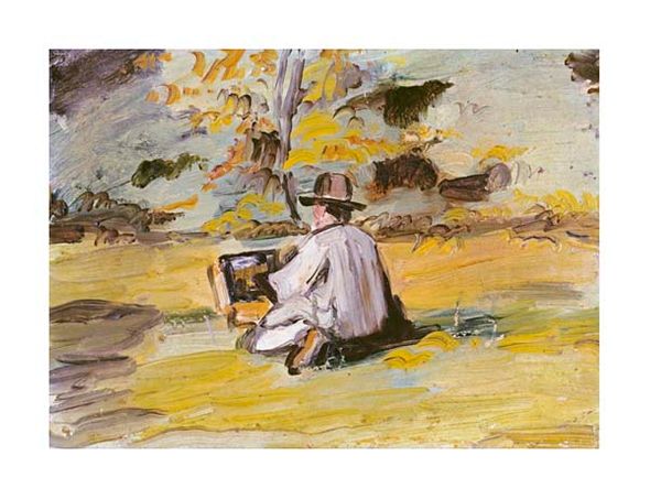 Paul Cezanne Fine Art Open Edition Gicl&eacute;e:"A Painter at Work"