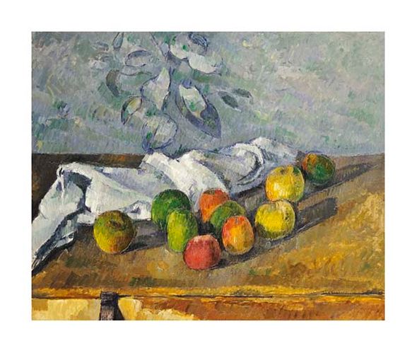 Paul Cezanne Fine Art Open Edition Gicl&eacute;e:"Apples and a Napkin"