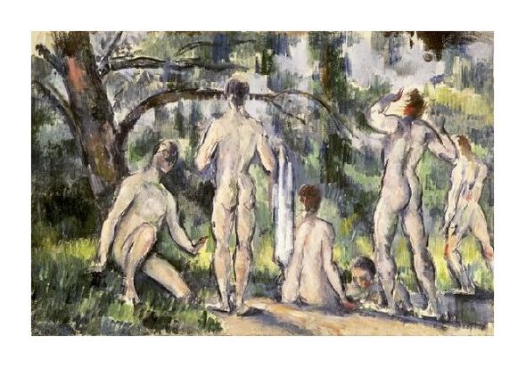 Paul Cezanne Fine Art Open Edition Gicl&eacute;e:"Bathers"