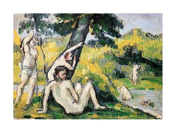 Paul Cezanne Fine Art Open Edition Giclée:"Bathing"