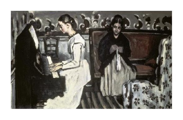 Paul Cezanne Fine Art Open Edition Gicl&eacute;e:"Girl at the Piano-the Tannhause Overture"