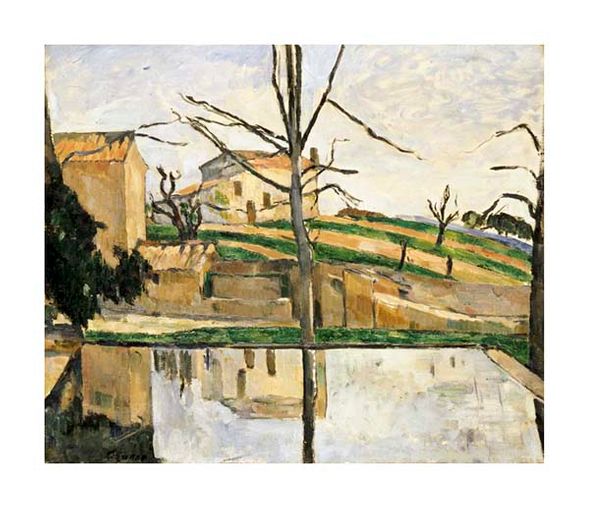 Paul Cezanne Fine Art Open Edition Gicl&eacute;e:"Le Bassin du Jas de Bouffan"