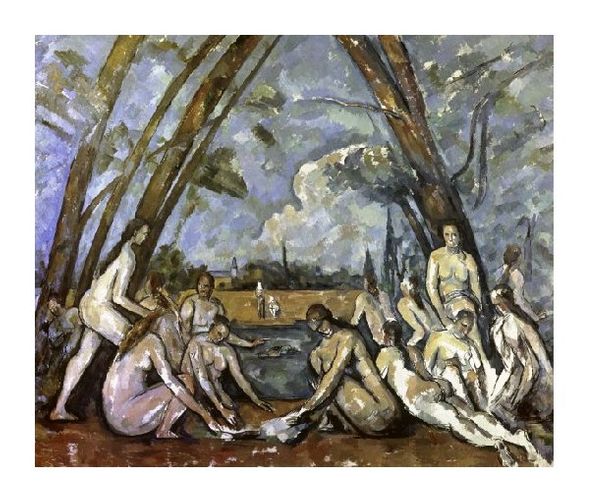 Paul Cezanne Fine Art Open Edition Giclée:"Les Grand Baigneuses #1"