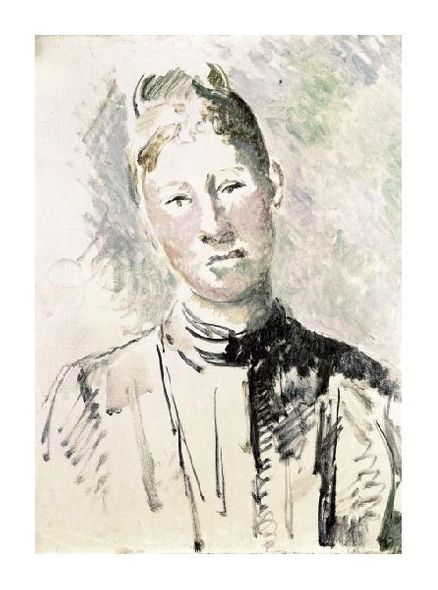 Paul Cezanne Fine Art Open Edition Gicl&eacute;e:"Madame Cezanne"