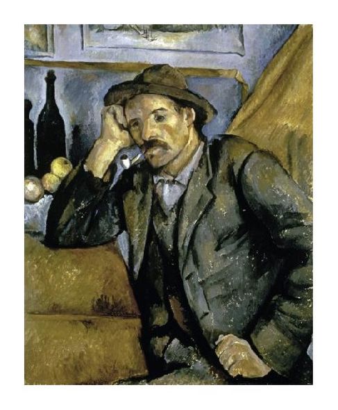 Paul Cezanne Fine Art Open Edition Gicl&eacute;e:"Smoker"