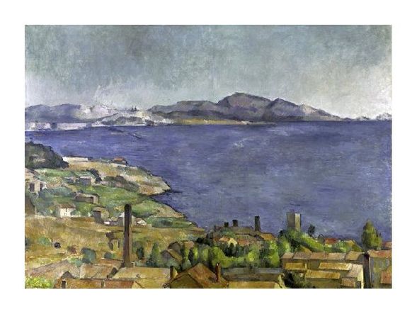 Paul Cezanne Fine Art Open Edition Gicl&eacute;e:"The Gulf of Marseilles"