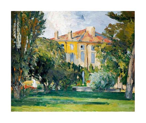 Paul Cezanne Fine Art Open Edition Gicl&eacute;e:"The House at Jas De Bouffan"