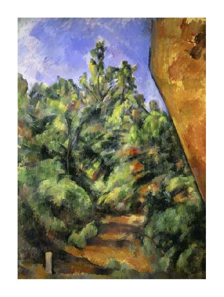 Paul Cezanne Fine Art Open Edition Gicl&eacute;e:"The Red Rock (Le Rocher Rouge)"